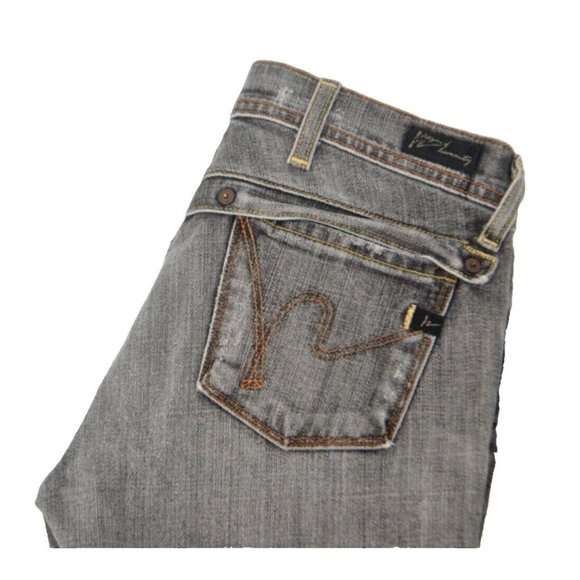 CITIZENS OF HUMANITY Women's‎ Acid Wash Skinny Ankle Jeans SIZE 25 Gray - Picture 2 of 7